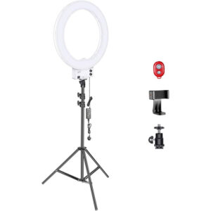 White-LED-Ring-Light-with-Light-Stand-1